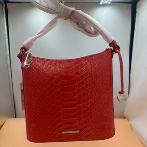 Brahmin Katie Flame All Over Snake Crossbody Bag NWT